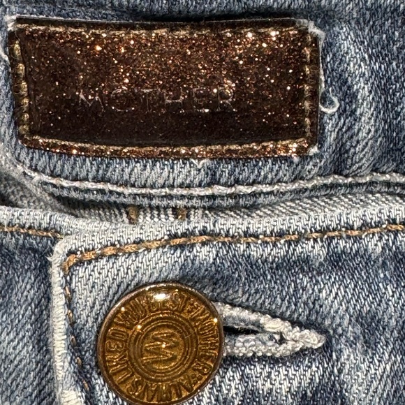 Mother Jeans The Outsider 27 Straight Lyocell Blend Missing Some “M” Stitching - Picture 4 of 11